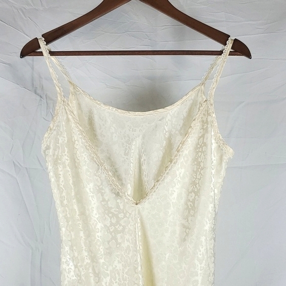Vintage Erika Taylor Cream Satin Slip Dress - Picture 6 of 7